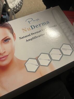 Pure NuDerma Natural Dermal Care Derma Roller - White